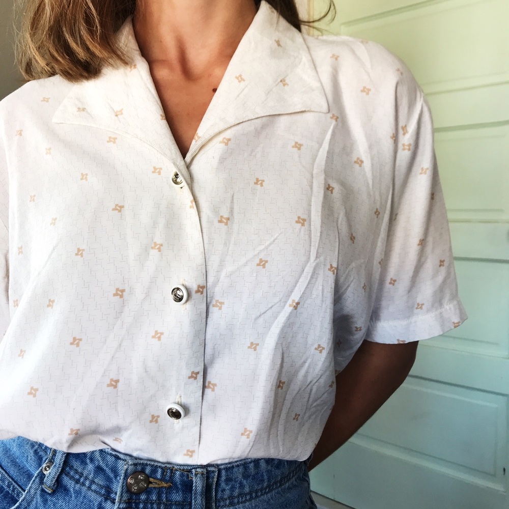 Vintage Silky Blouse